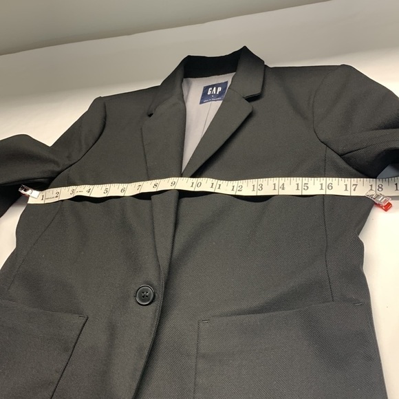 Gap Classic Blazer Lightweight Jacket Black Size 6 - Picture 9 of 12